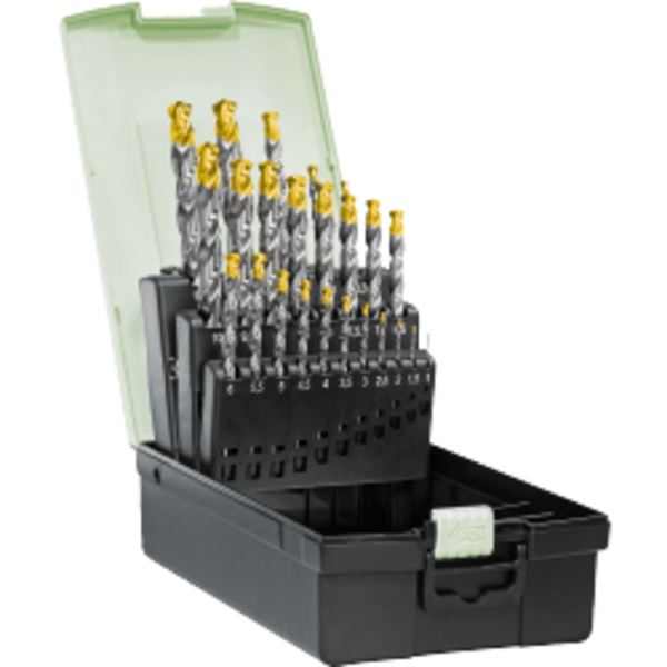 Walter HSS Drill Sets, DA110-SET-1-10.5-WZ90AJ, Coolant Style - no coolant ex DA110-SET-1-10.5-WZ90AJ